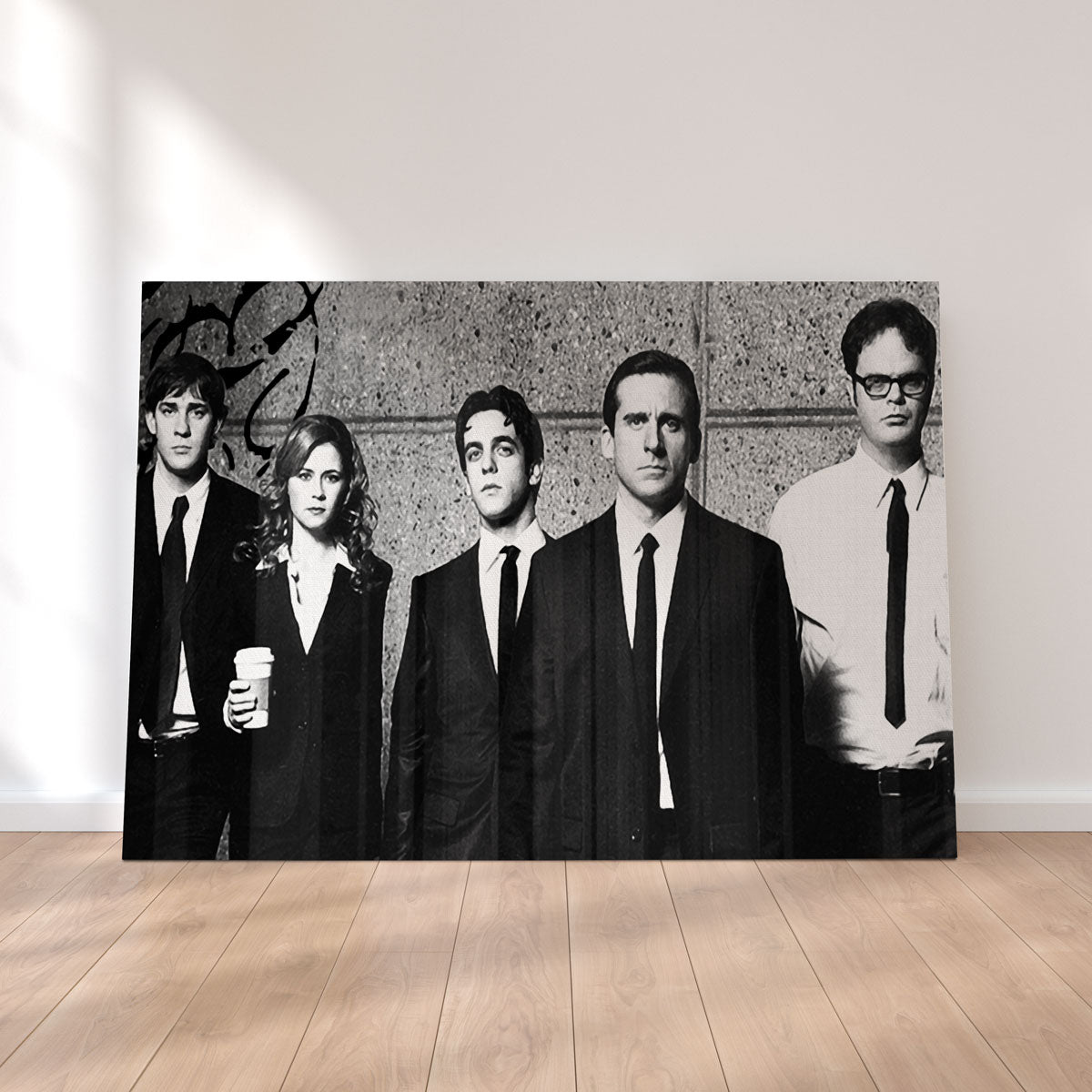 The Office Grayscale Wall Art