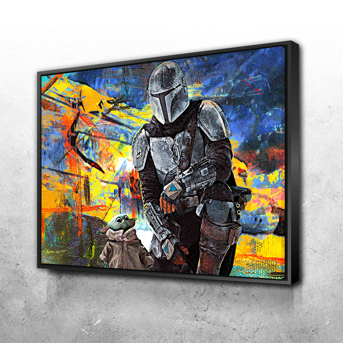 The Child, The Mandalorian Wall Art