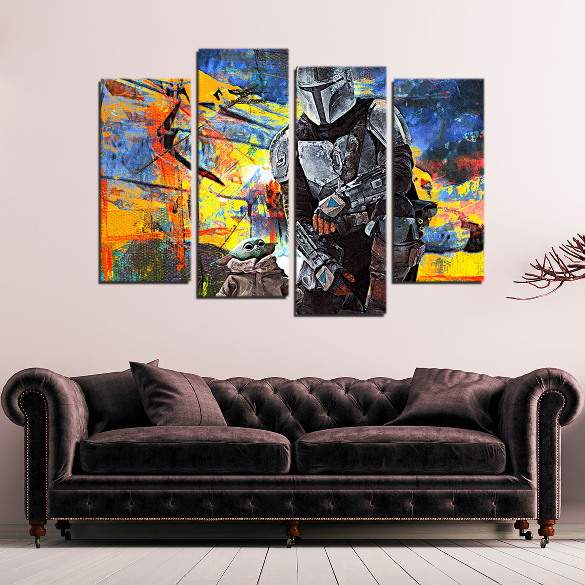 The Child, The Mandalorian Wall Art