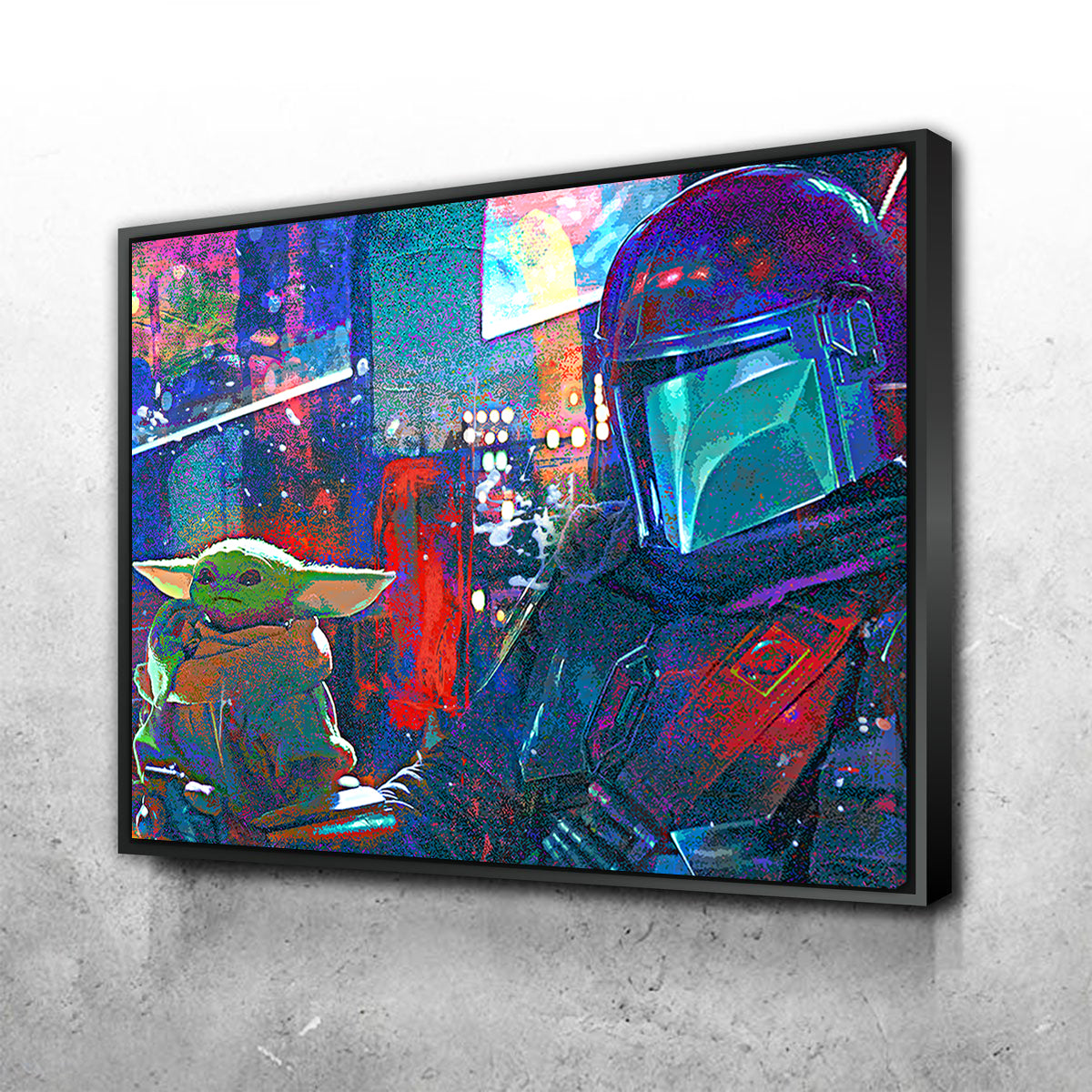 The Mandalorian Co Pilot Wall Art