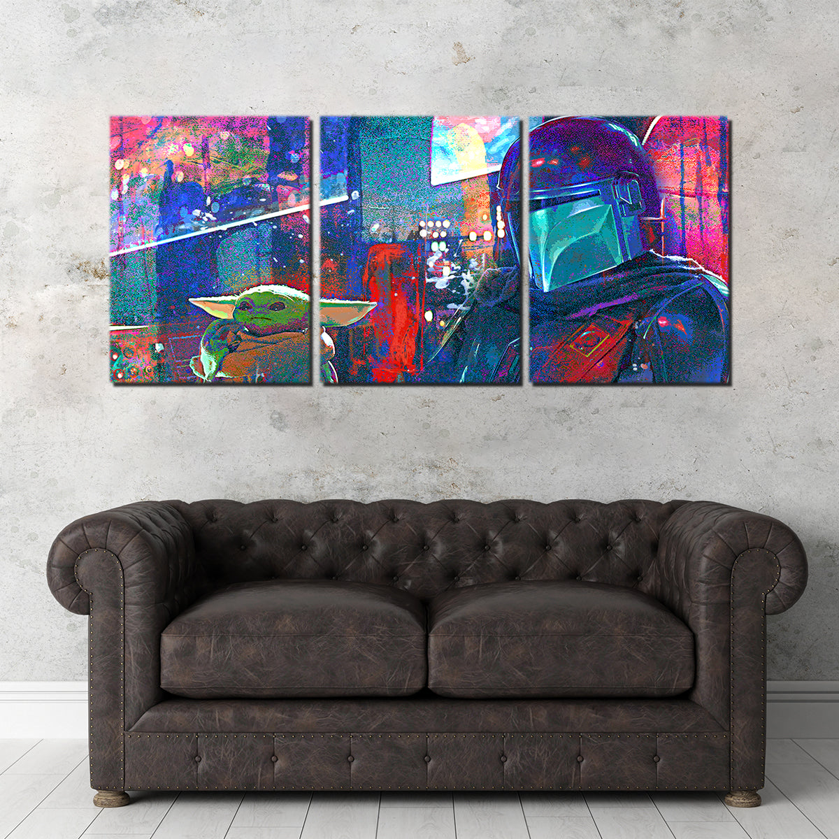The Mandalorian Co Pilot Wall Art