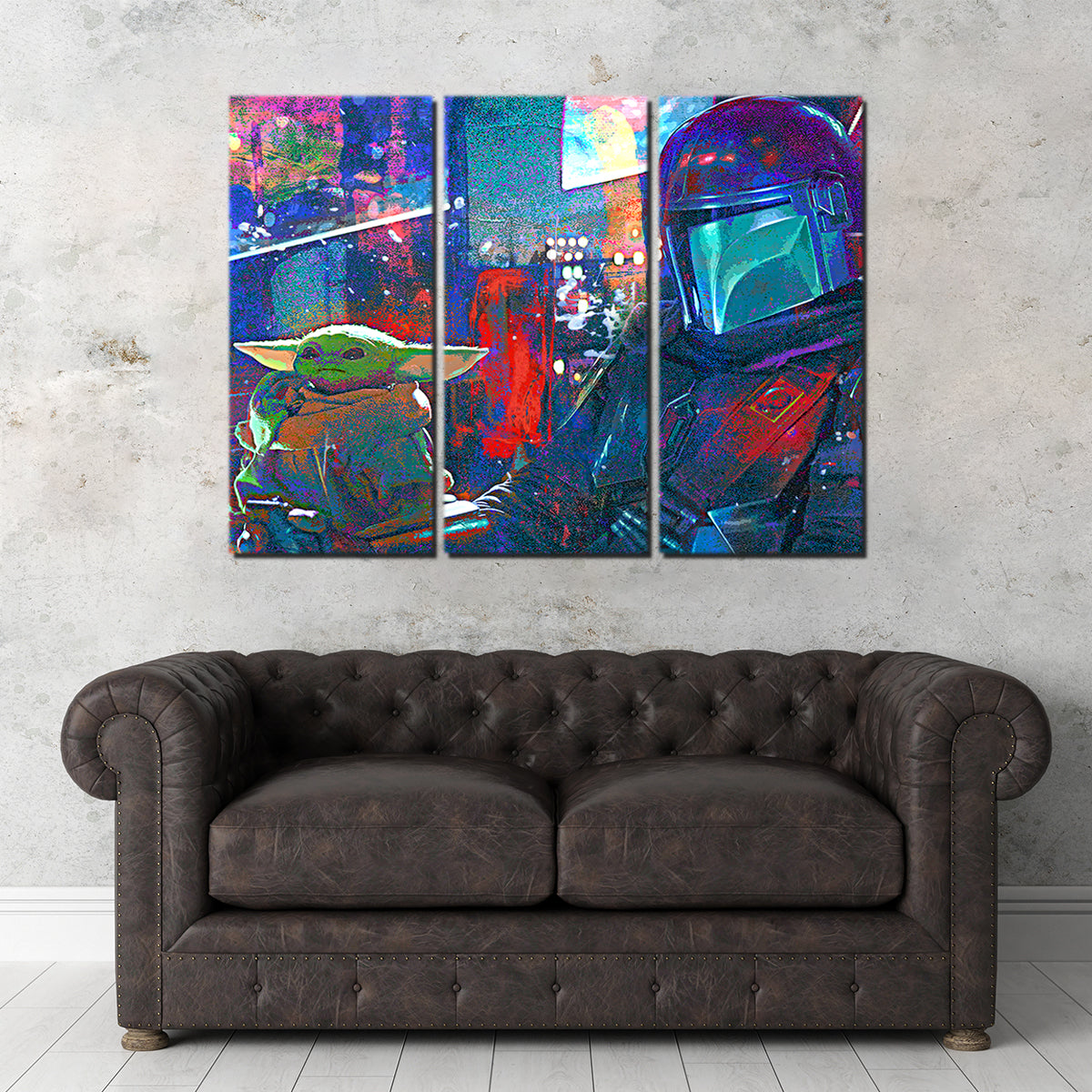 The Mandalorian Co Pilot Wall Art