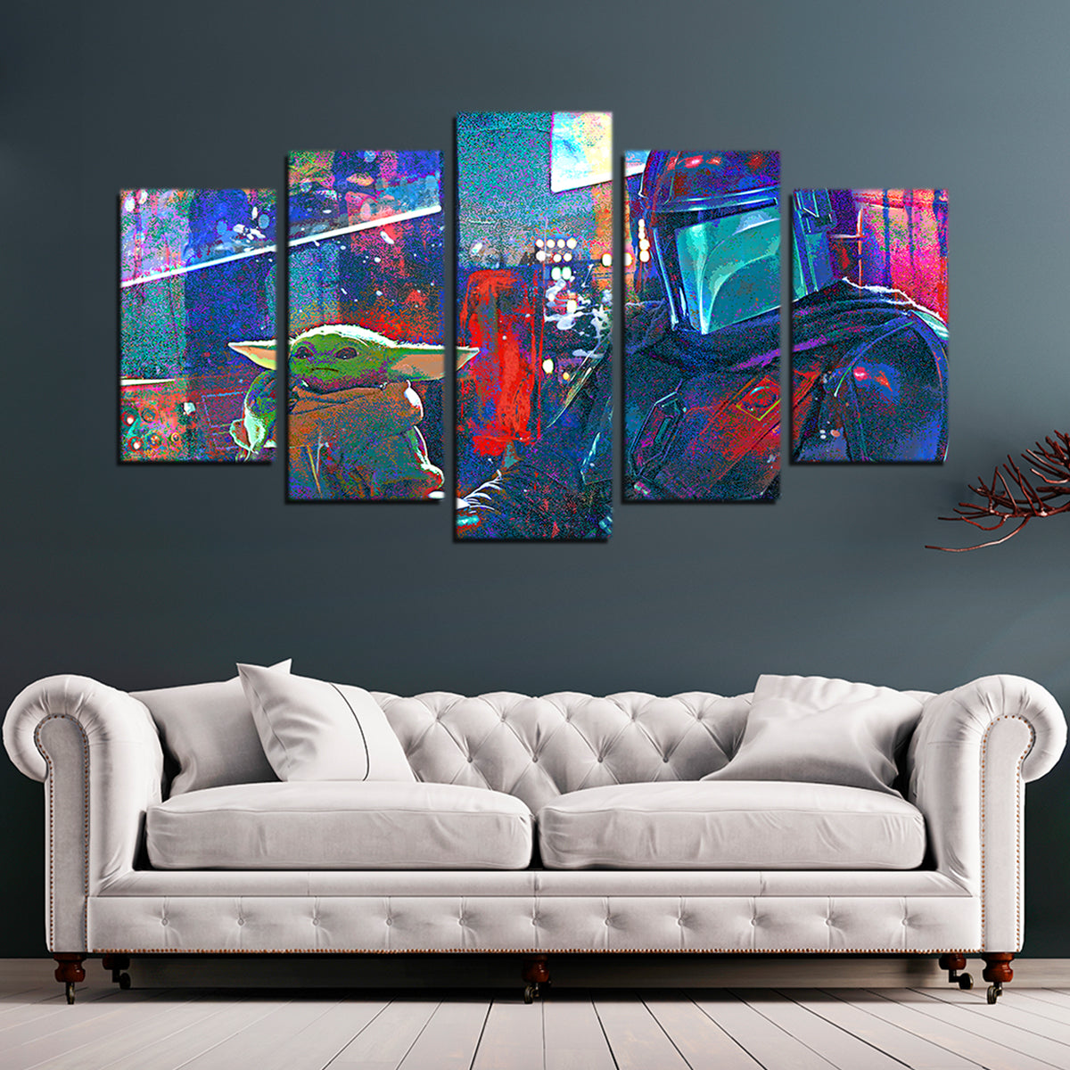 The Mandalorian Co Pilot Wall Art