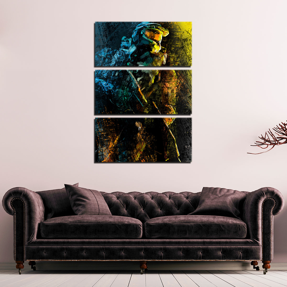 Painted Chief Wall Art
