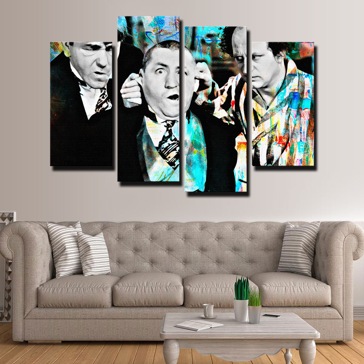 Three Stooges Wall Art