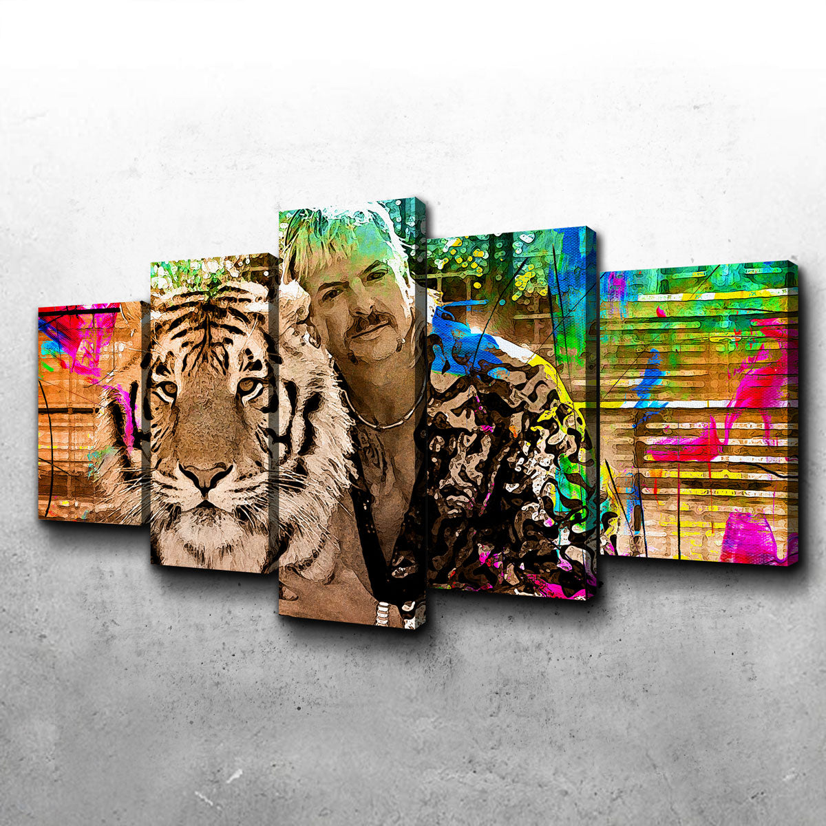 Tiger King Canvas Set