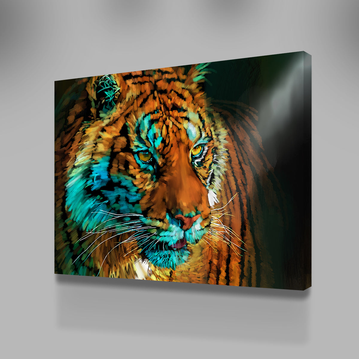 Tiger In the Light Wall Art