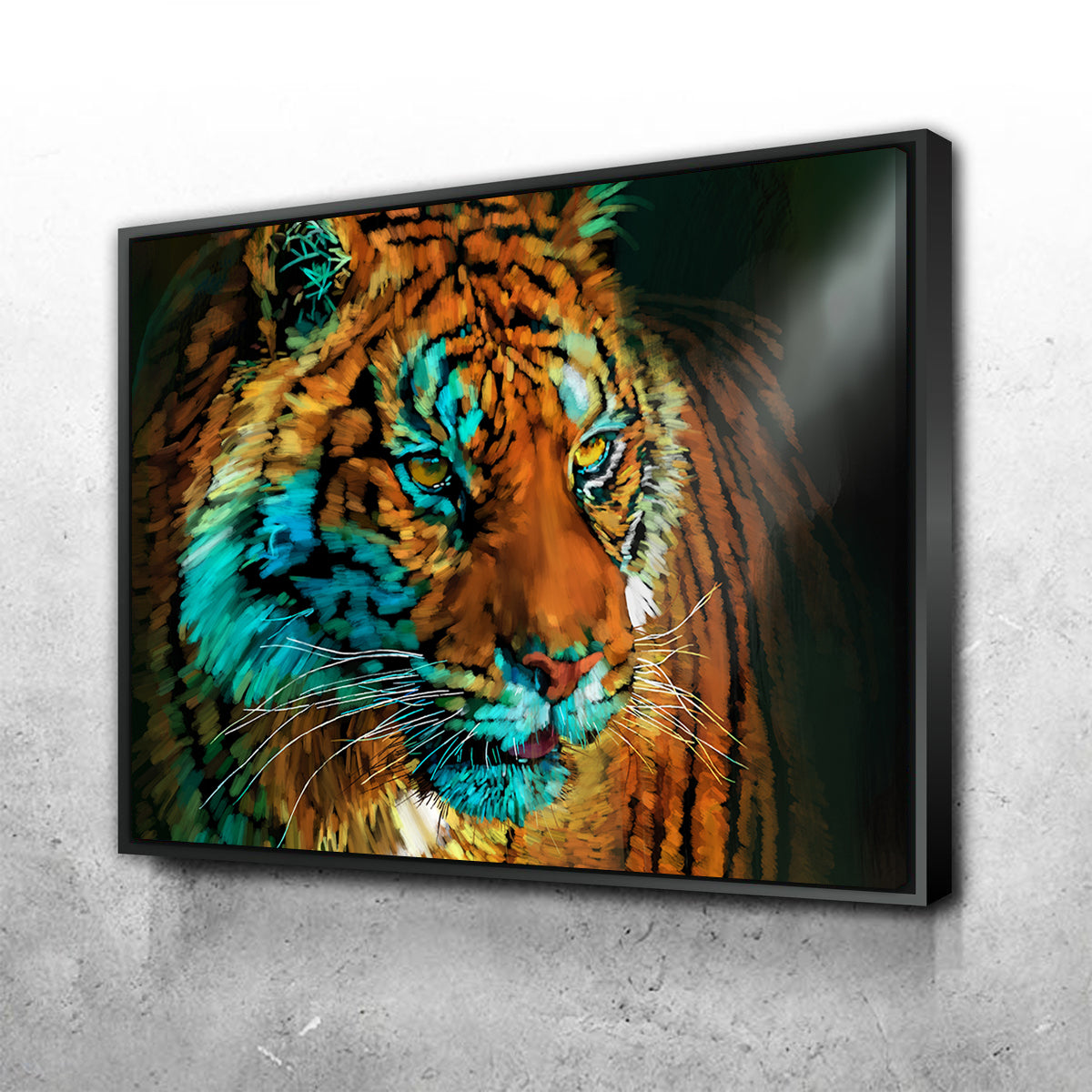 Tiger In the Light Wall Art