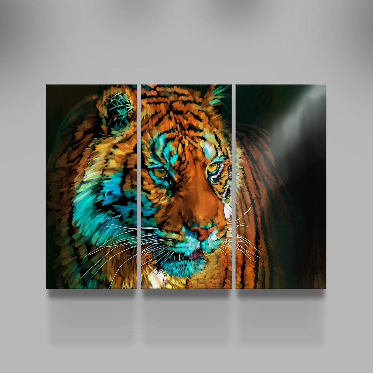 Tiger In the Light Wall Art
