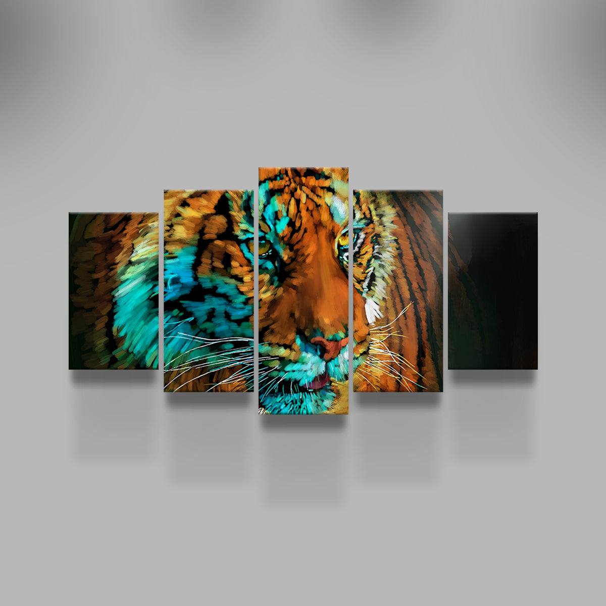 Tiger In the Light Wall Art