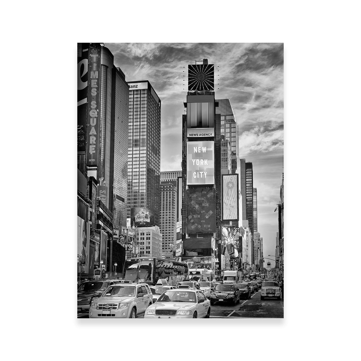 Times Square Monochrome