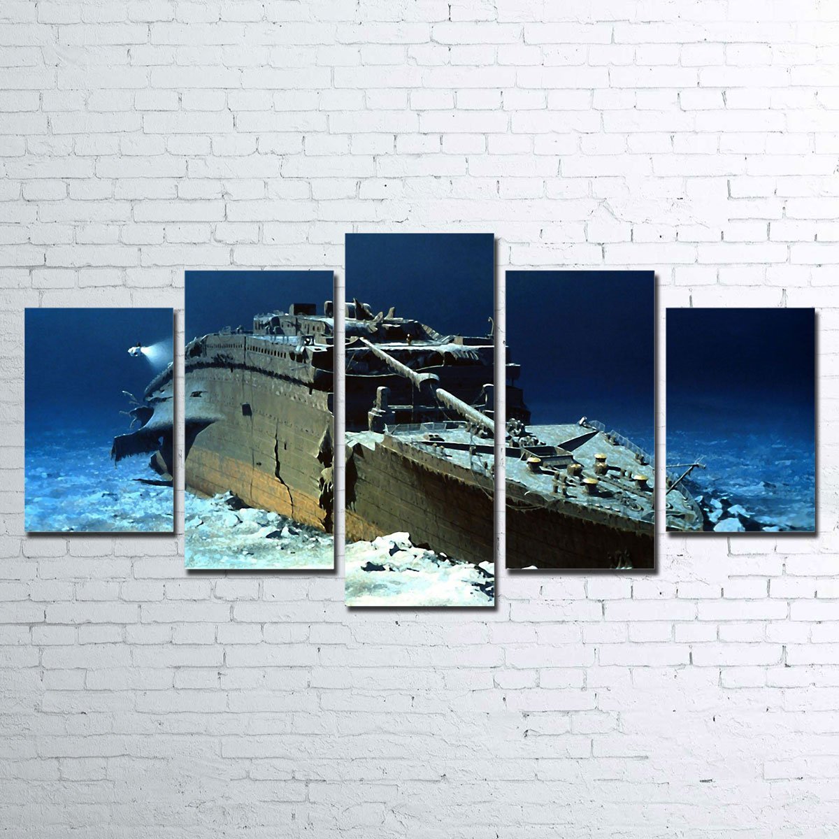 Titanic Wreck 5pc Canvas Set