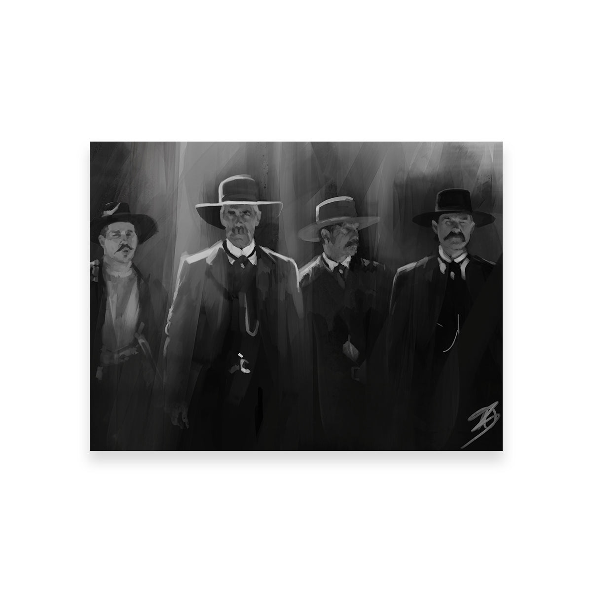 Tombstone Lineup Wall Art