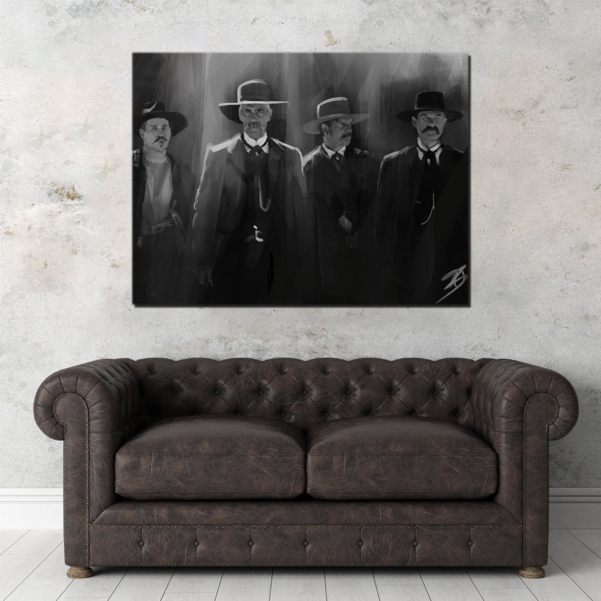 Tombstone Lineup Wall Art