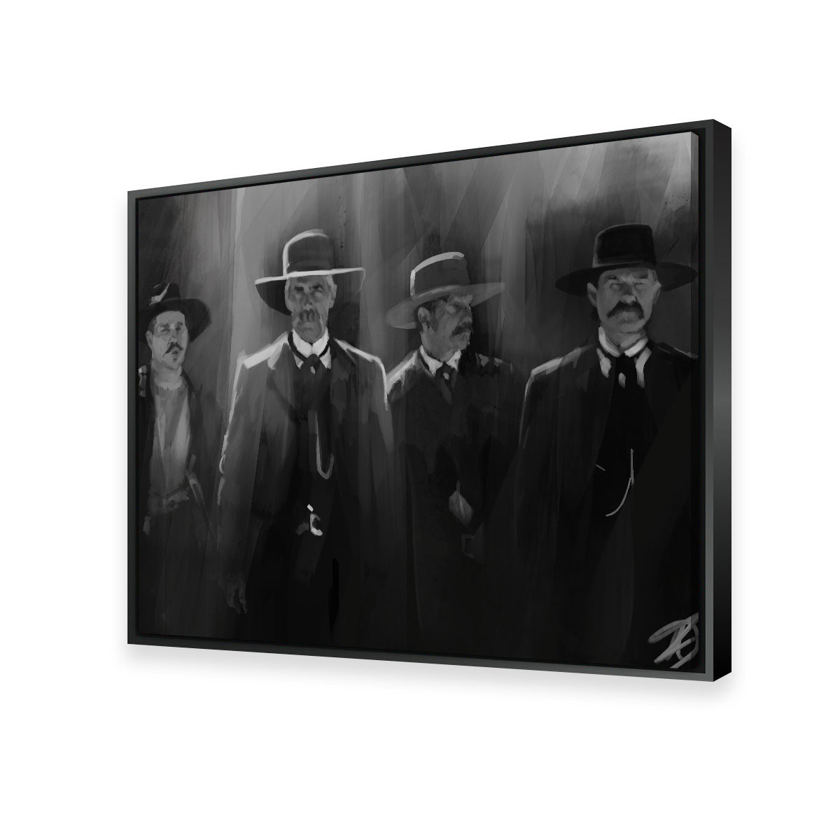 Tombstone Lineup Wall Art