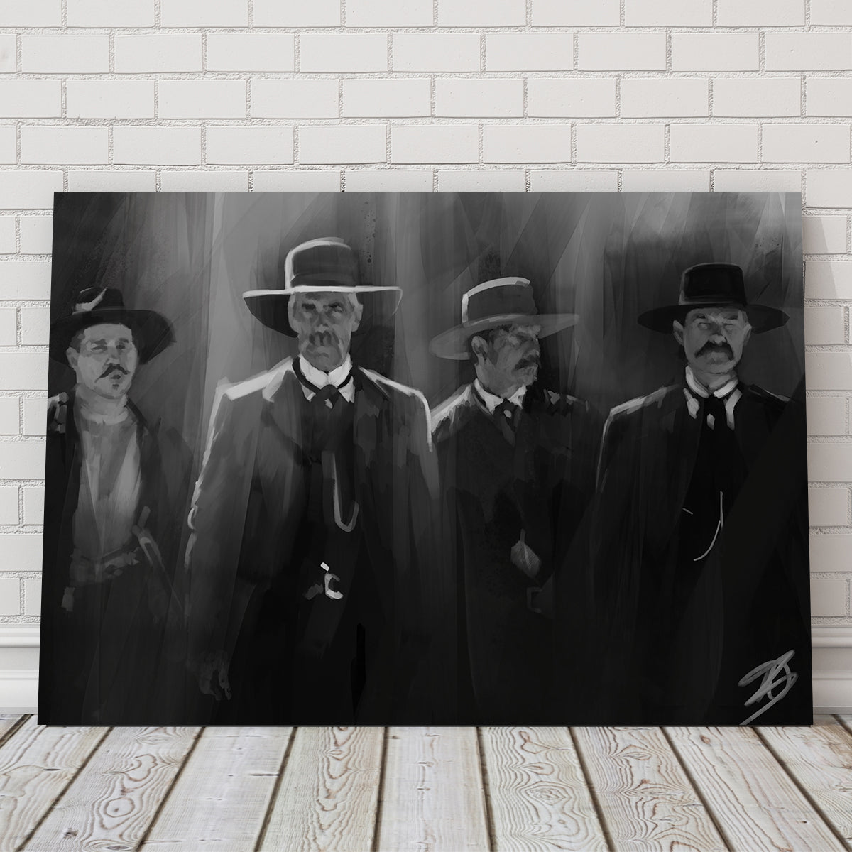 Tombstone Lineup Wall Art