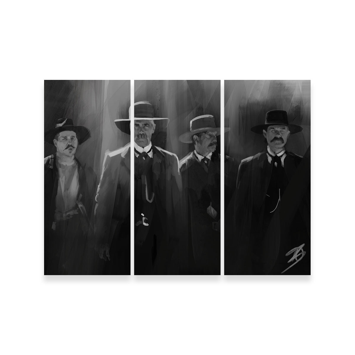 Tombstone Lineup Wall Art