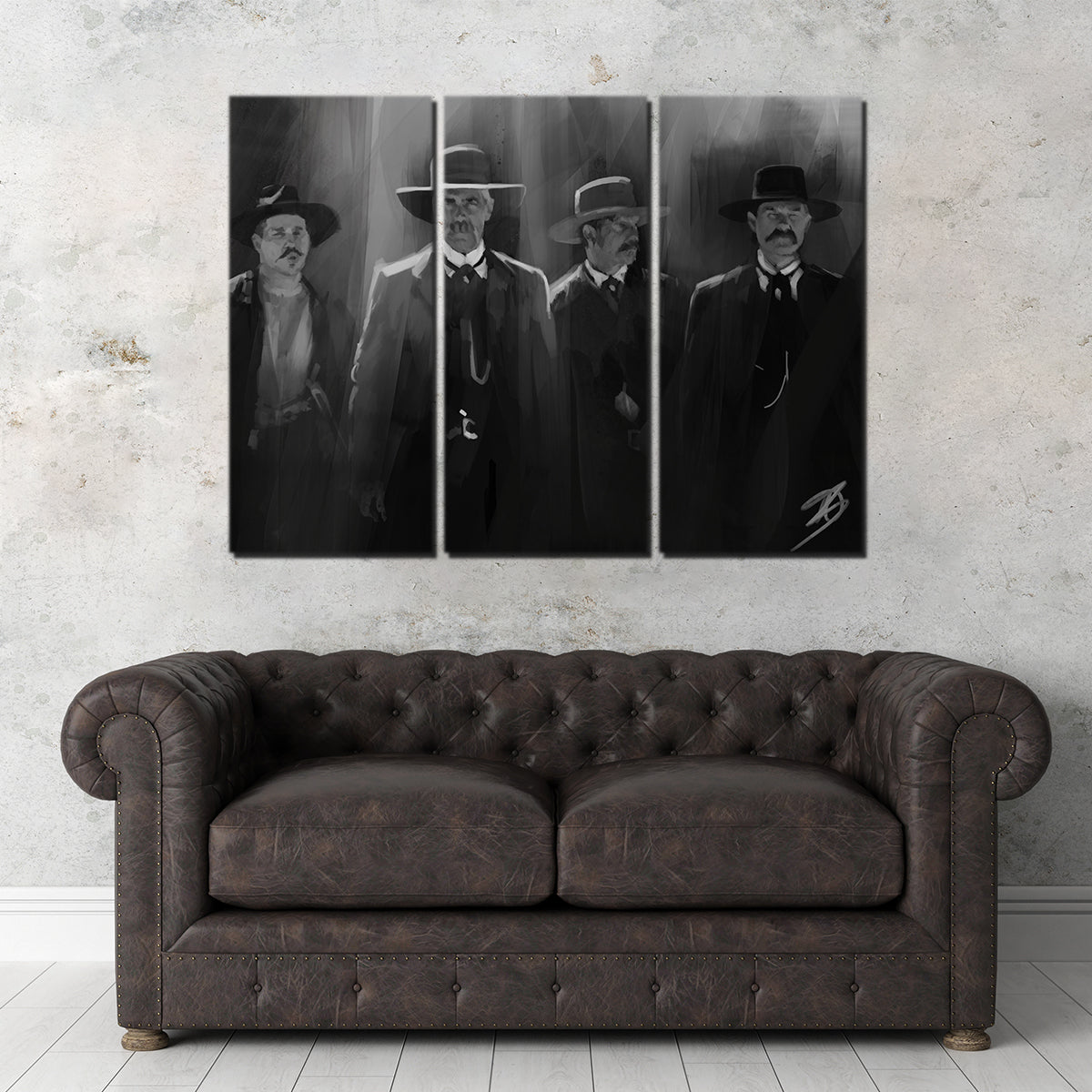 Tombstone Lineup Wall Art