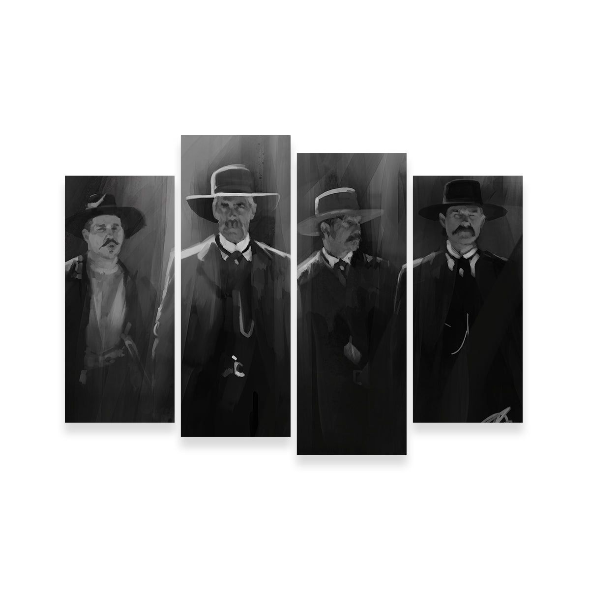 Tombstone Lineup Wall Art