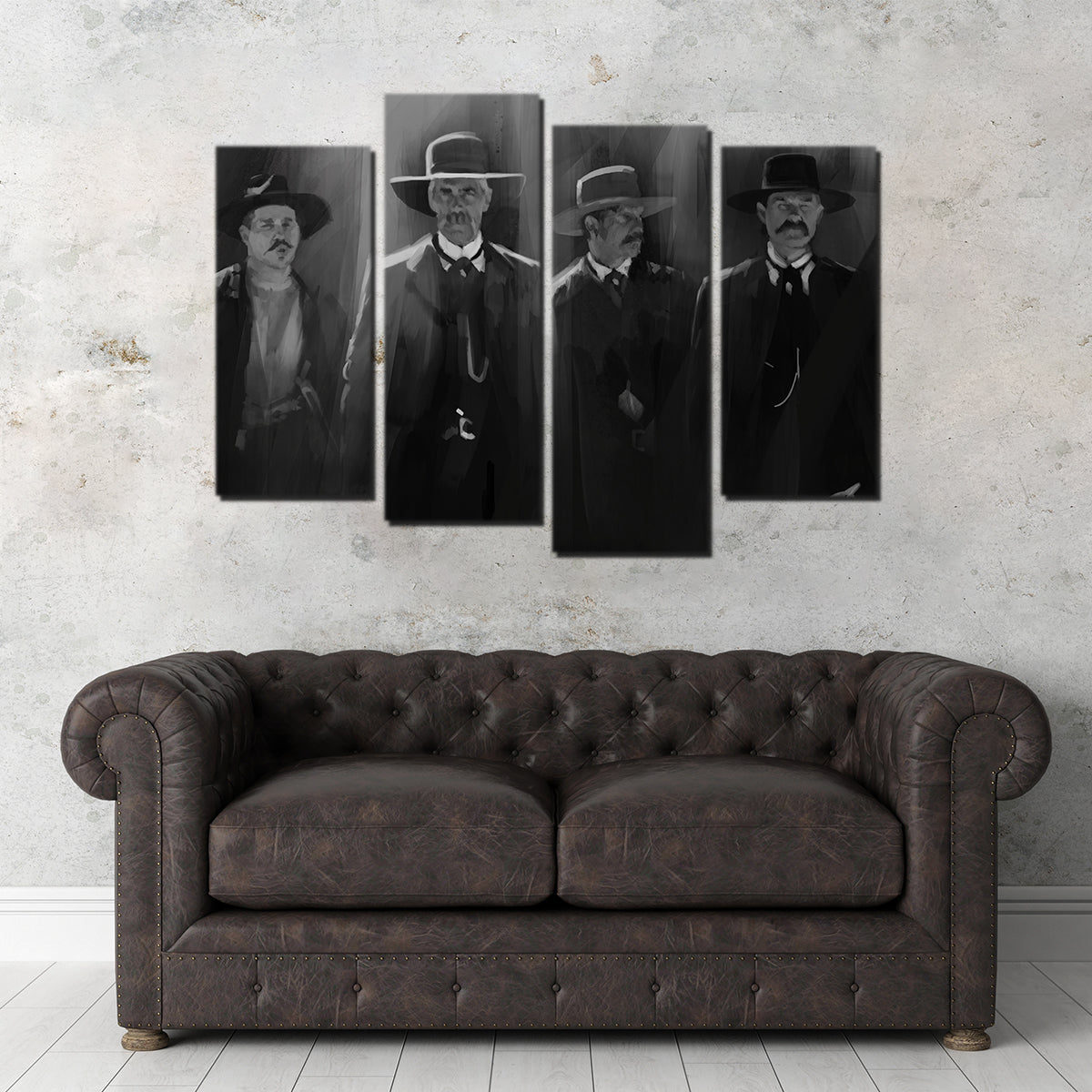 Tombstone Lineup Wall Art