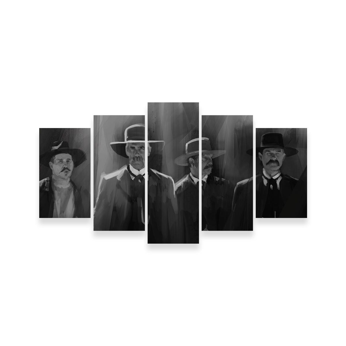 Tombstone Lineup Wall Art