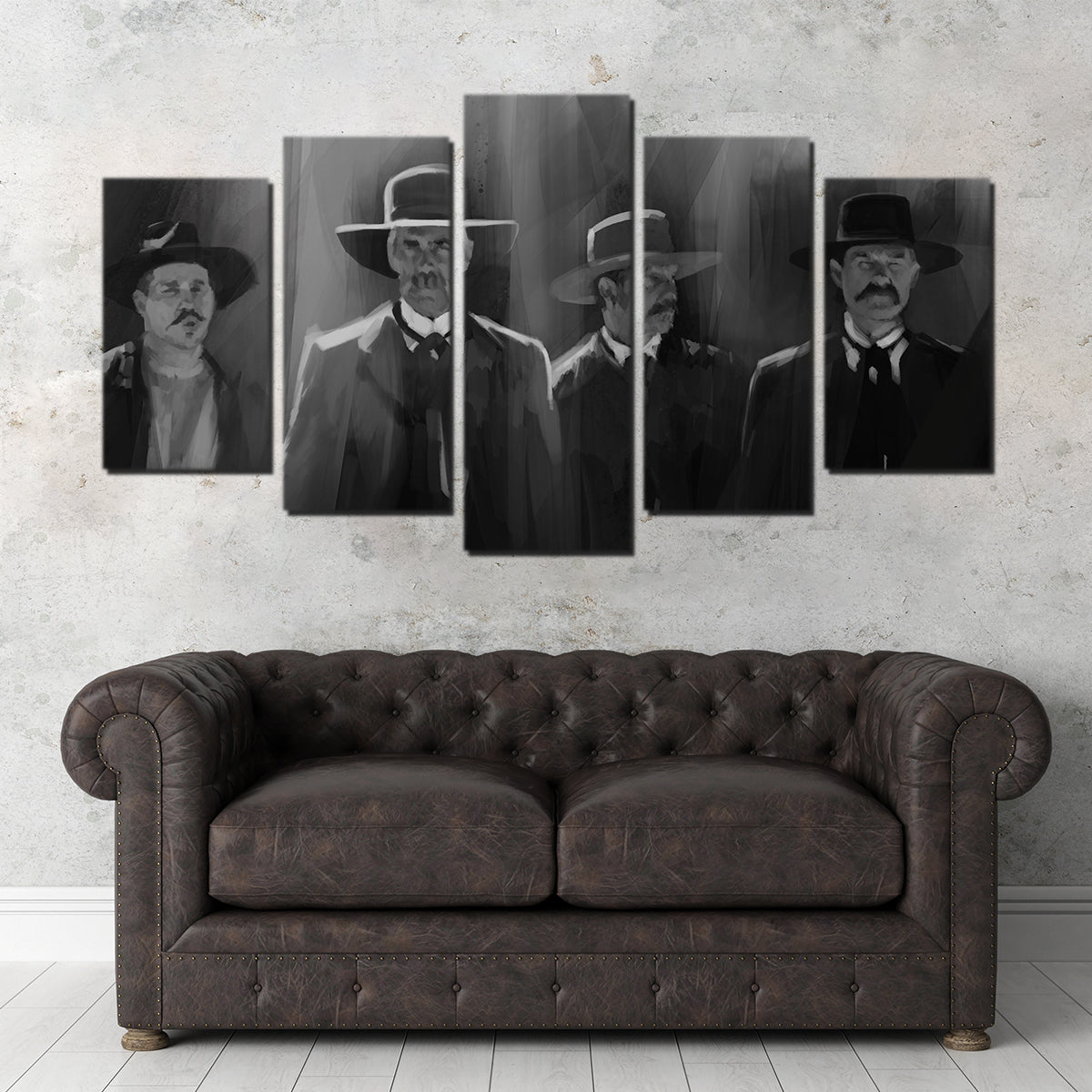 Tombstone Lineup Wall Art