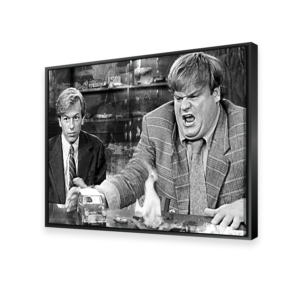 Callahan Sales Pitch Grayscale Wall Art