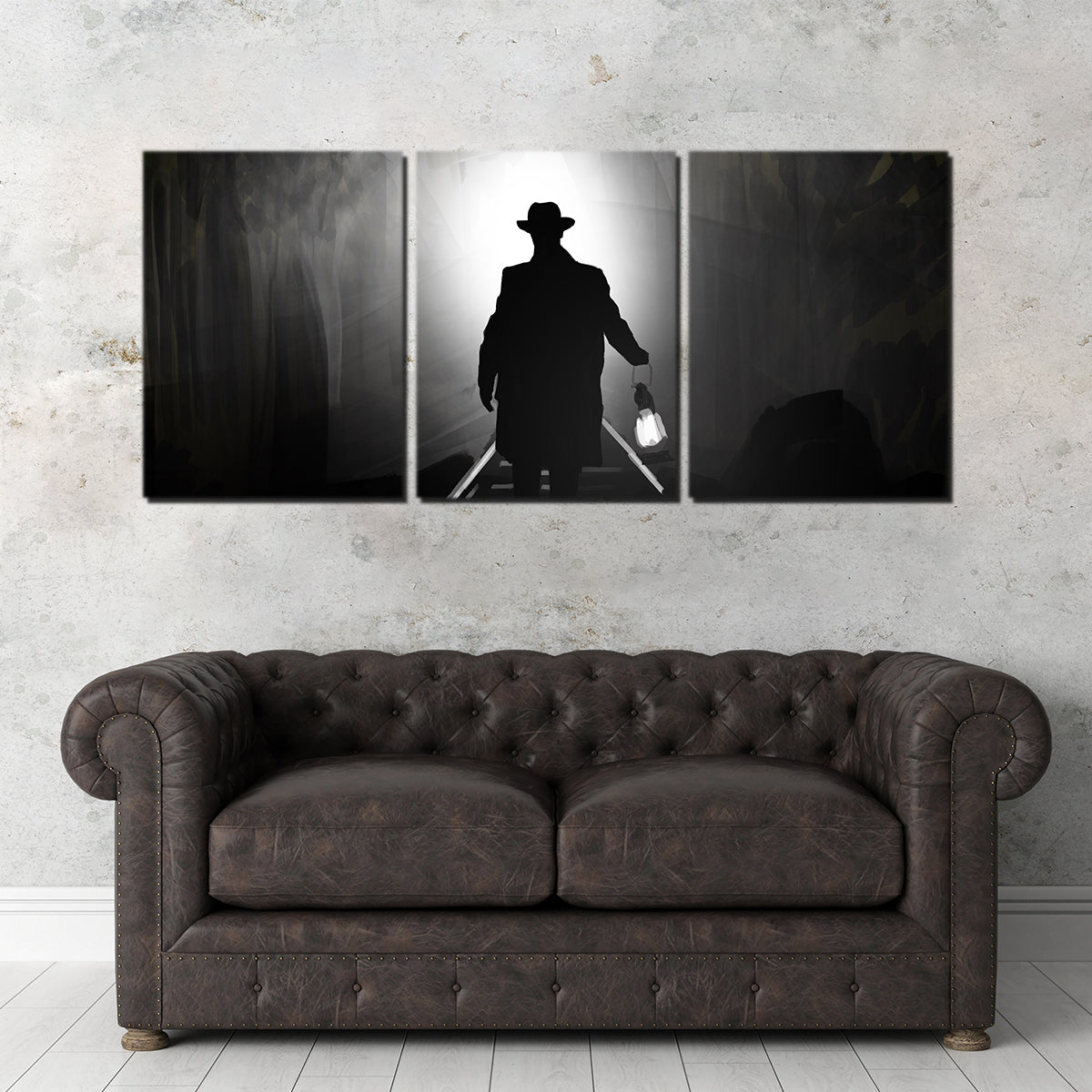 Train Light Wall Art