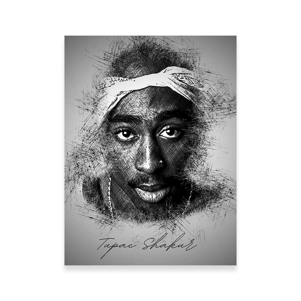 Tupac Shakur Sketch