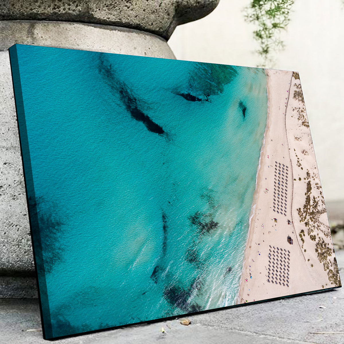 Umbrella Beach Wall Art