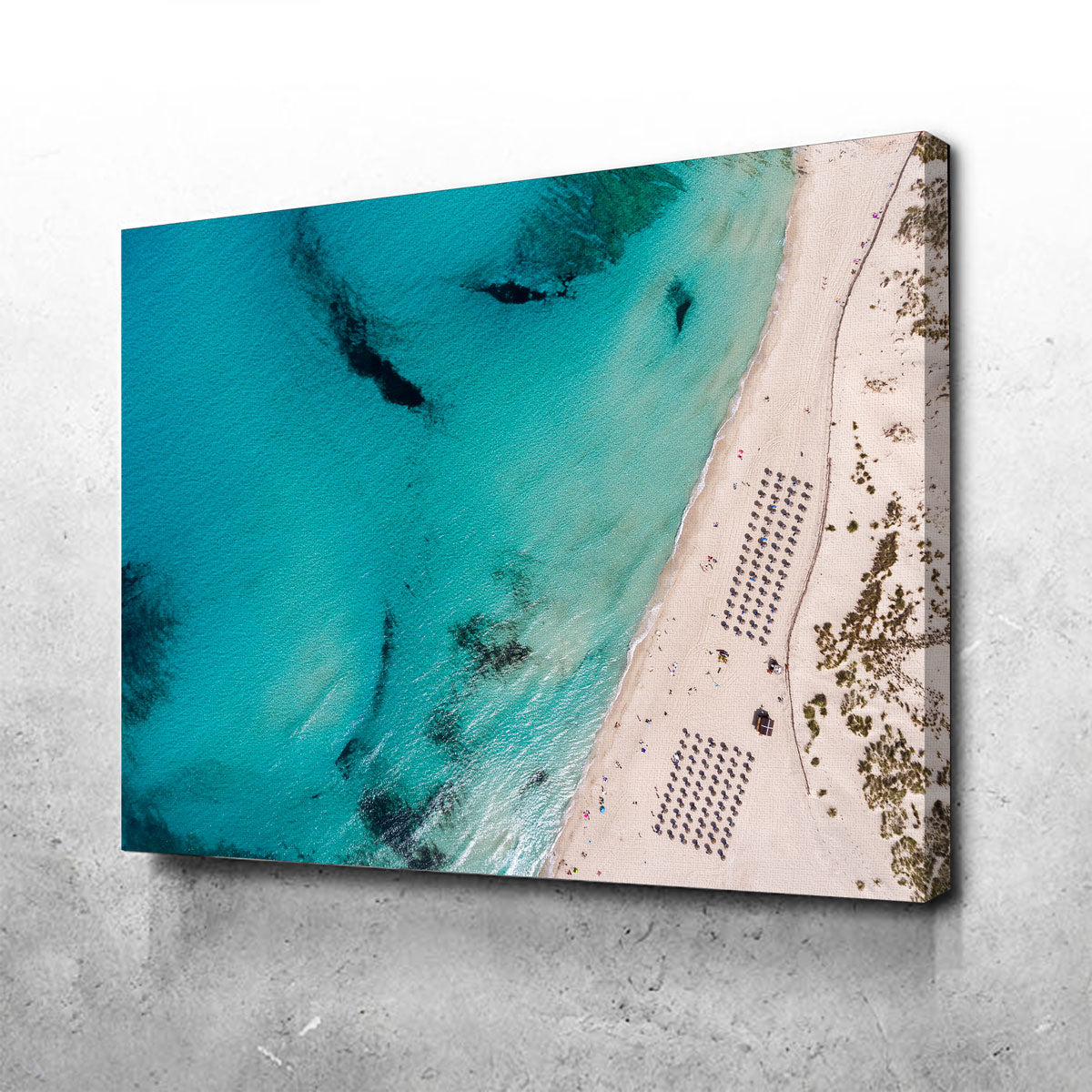 Umbrella Beach Wall Art
