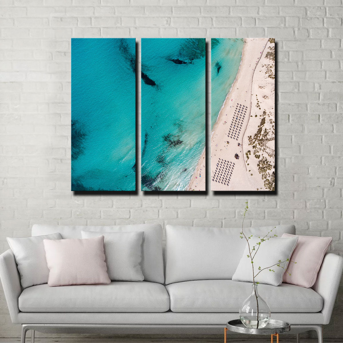 Umbrella Beach Wall Art