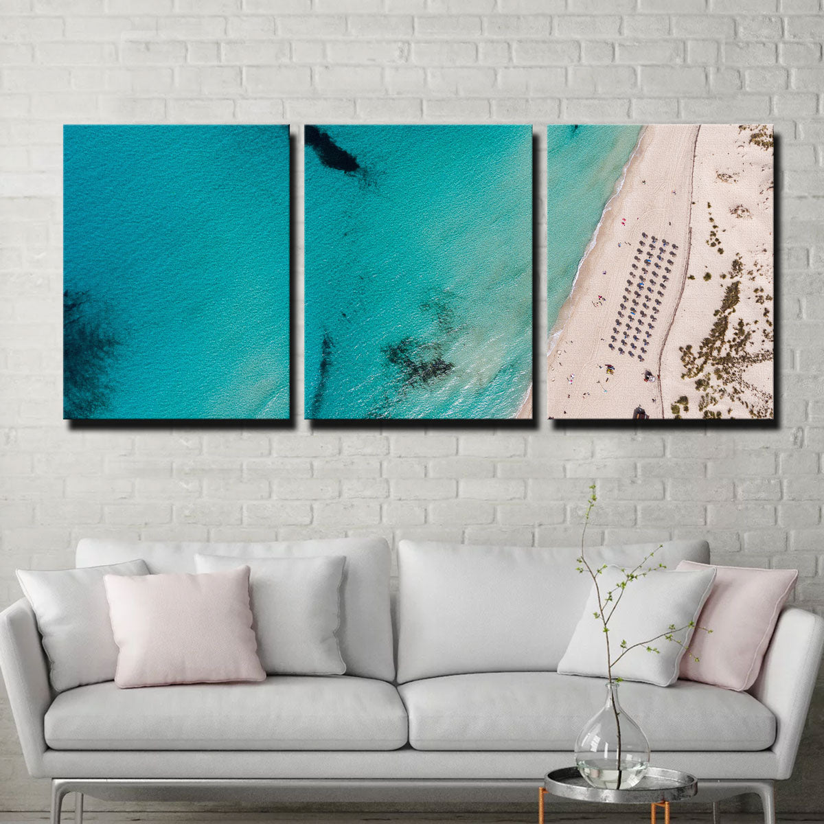 Umbrella Beach Wall Art