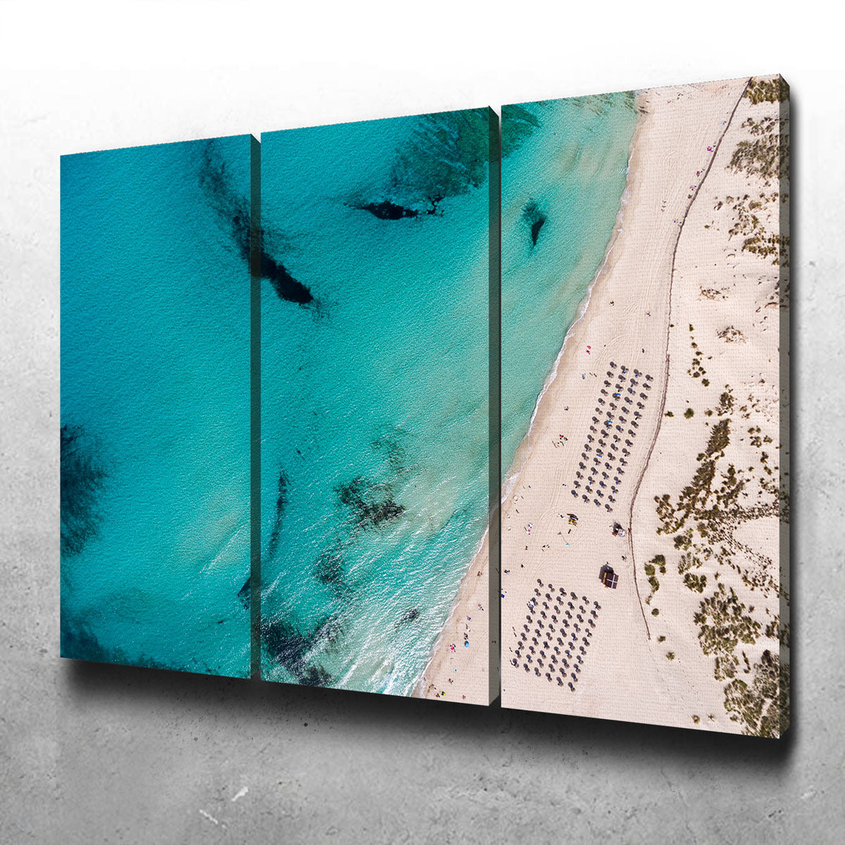 Umbrella Beach Wall Art