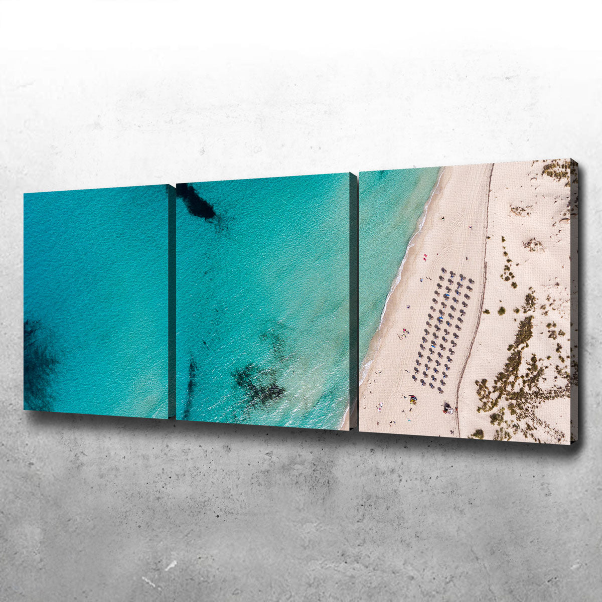 Umbrella Beach Wall Art