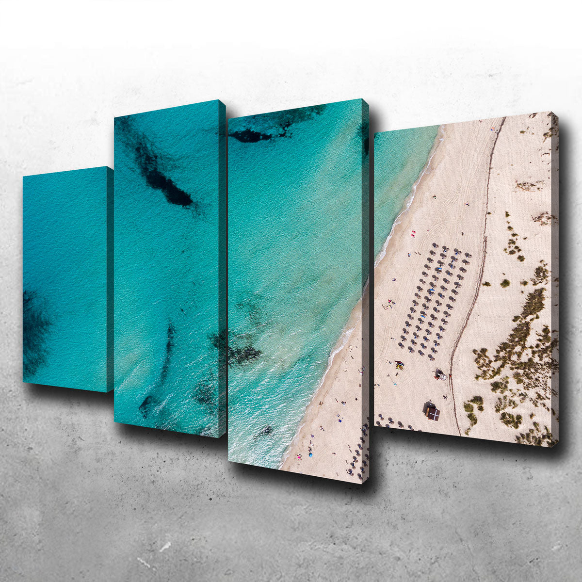 Umbrella Beach Wall Art