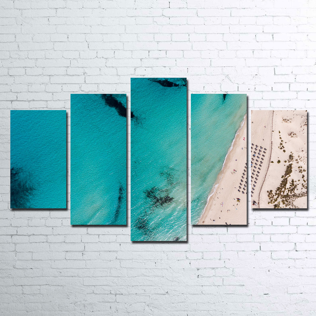 Umbrella Beach Wall Art