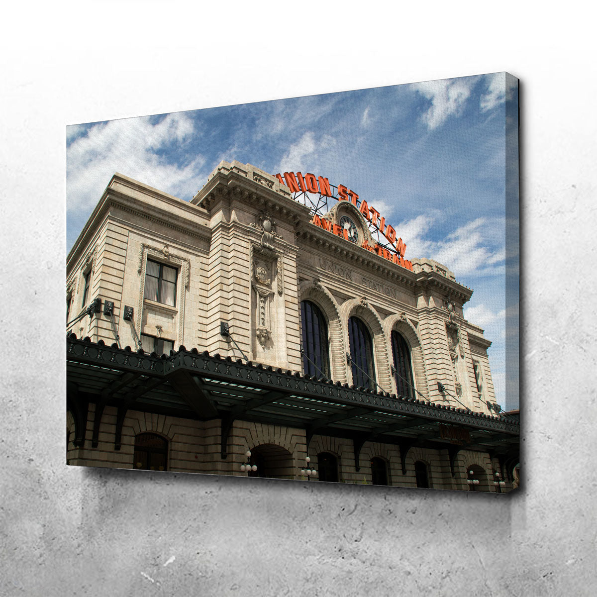 Union Station Denver Canvas Set