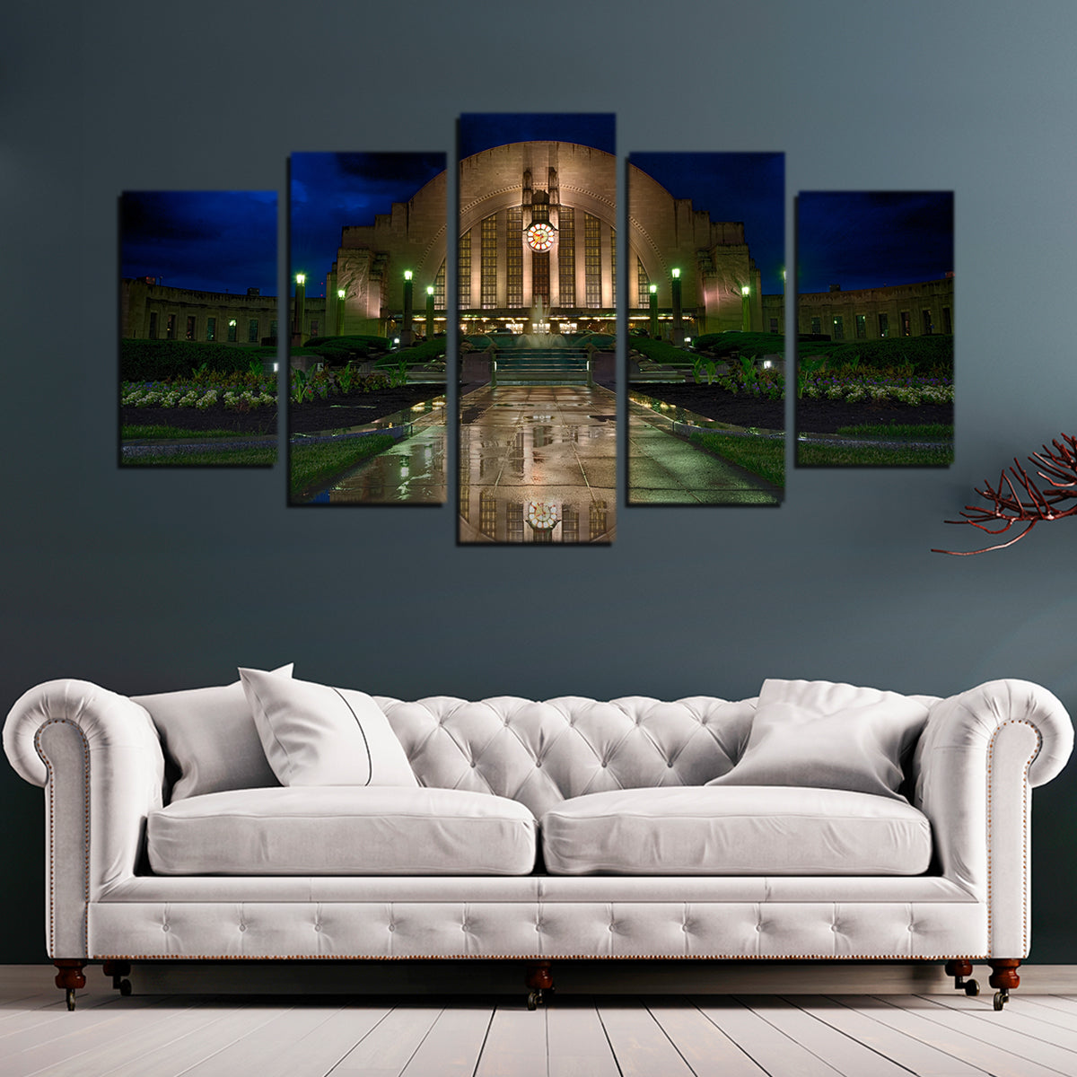 Cincinnati Union Terminal Reflection Wall Art