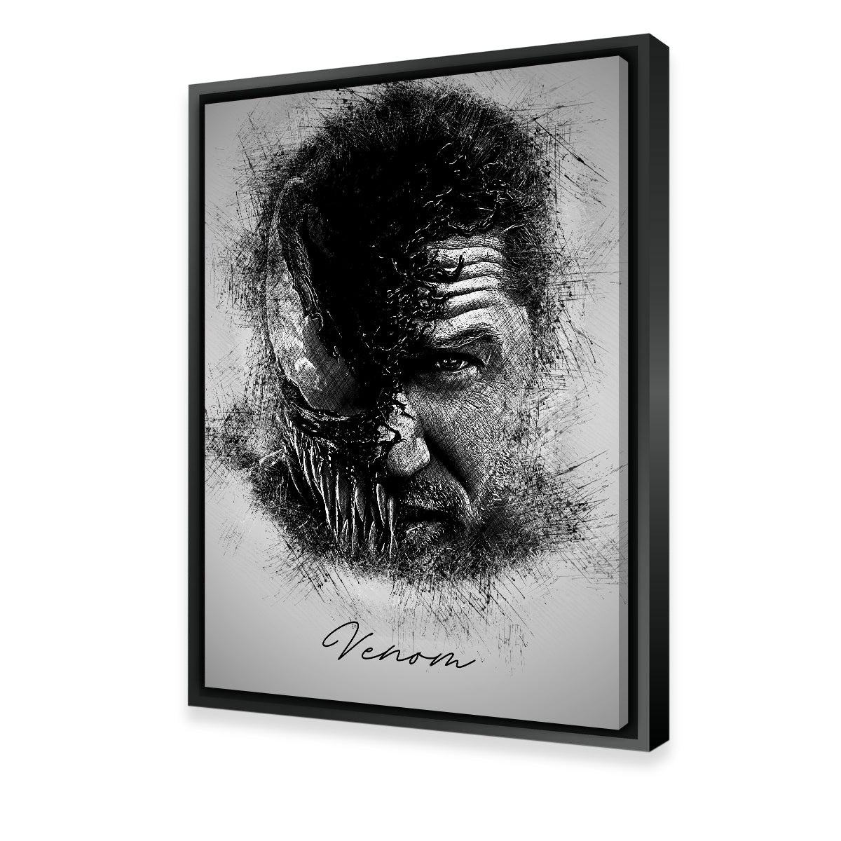 Venom Sketch Wall Art