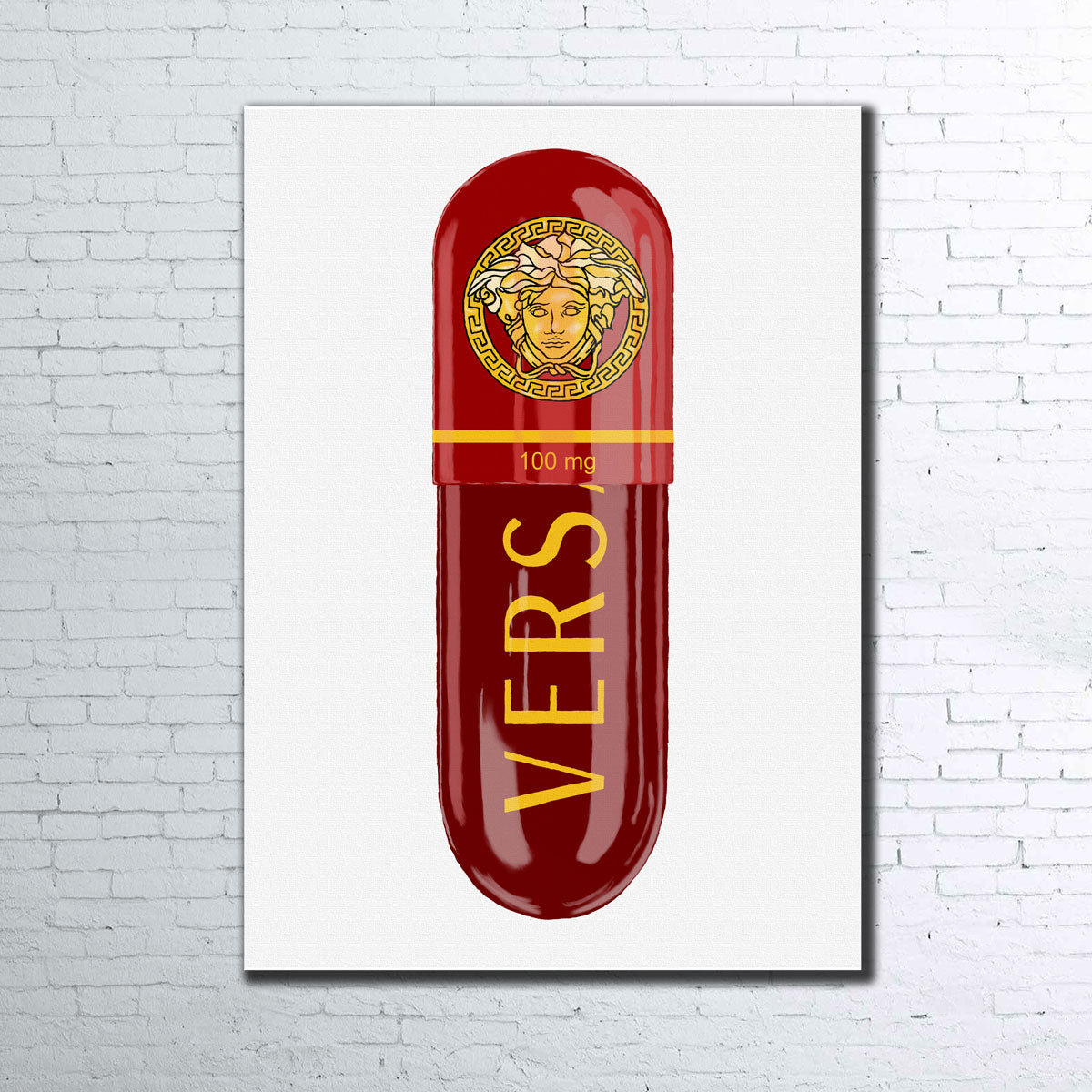Versace Eros Flame 100MG Wall Art