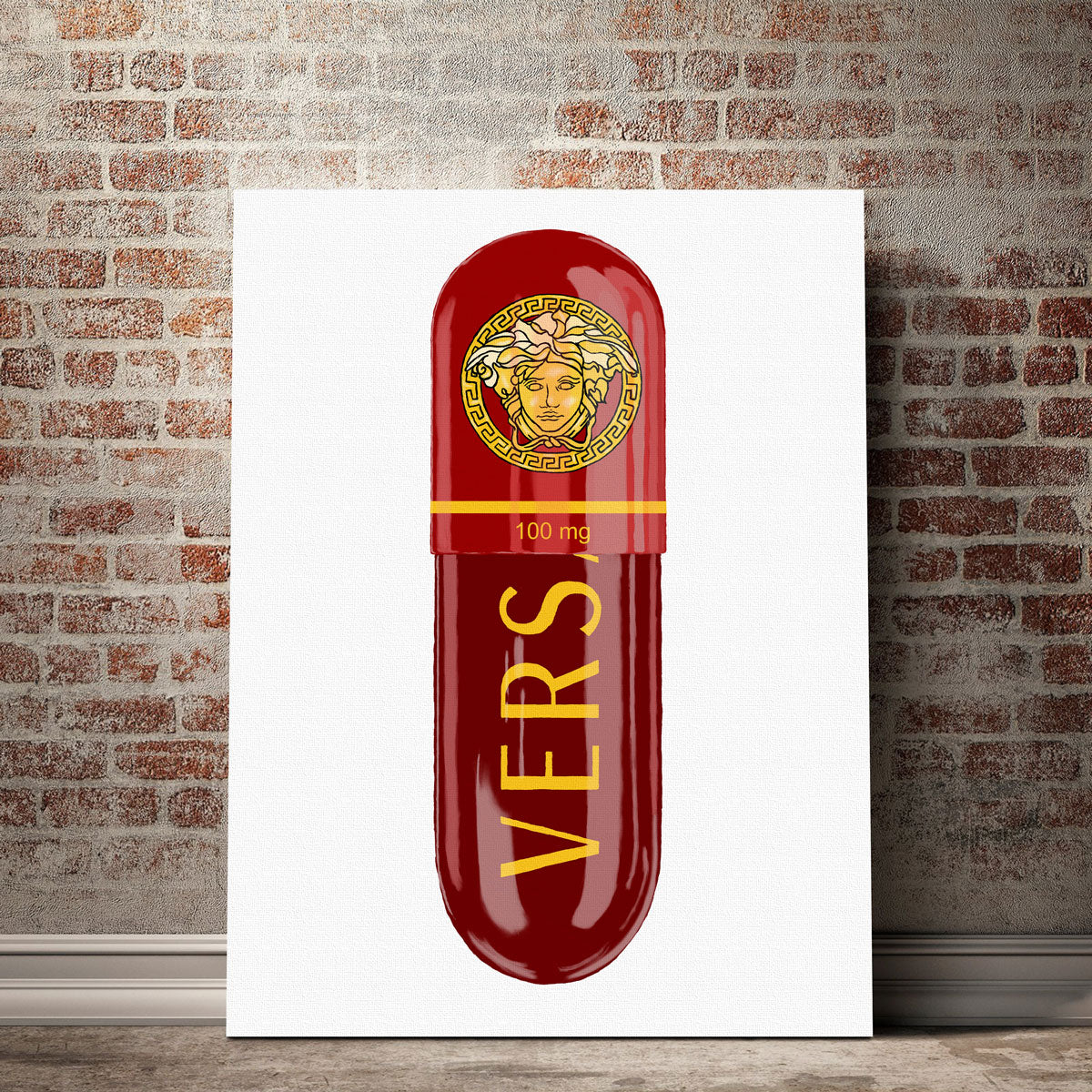 Versace Eros Flame 100MG Wall Art