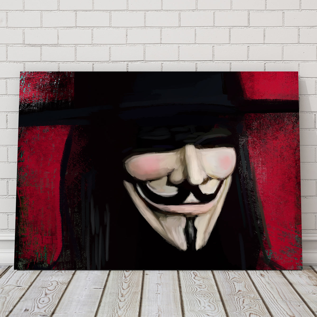 V Close Up Wall Art