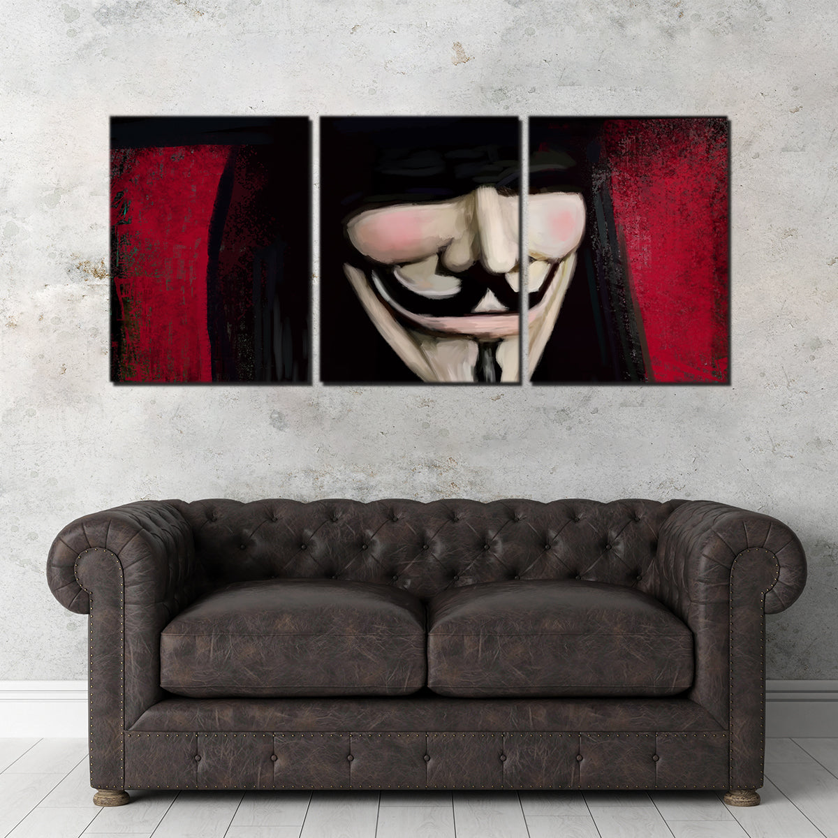 V Close Up Wall Art