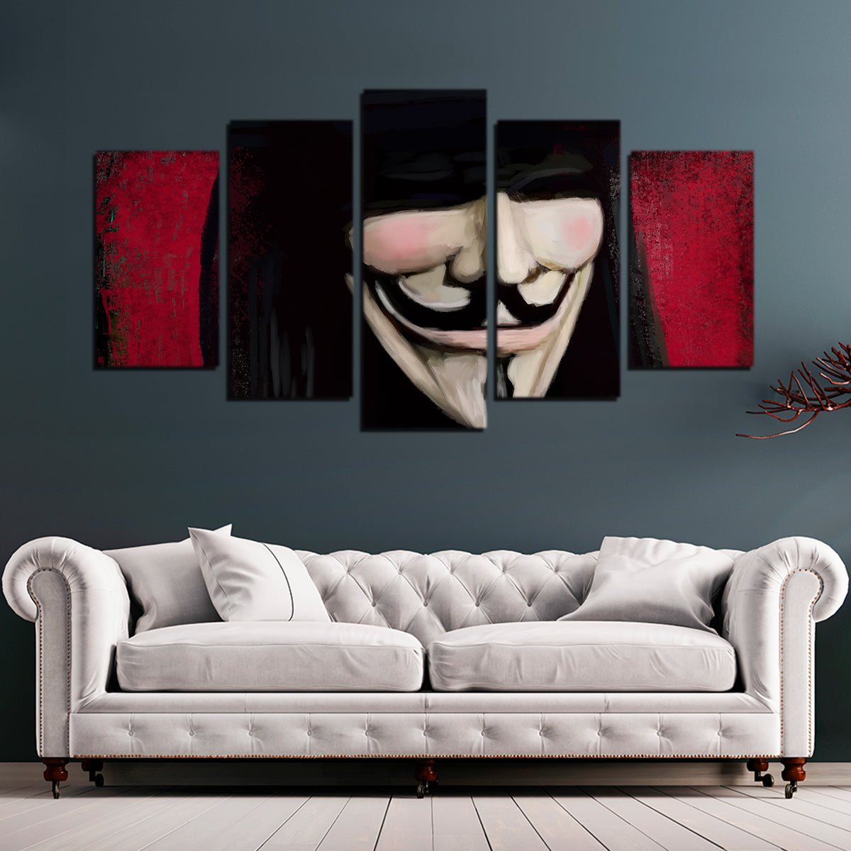 V Close Up Wall Art