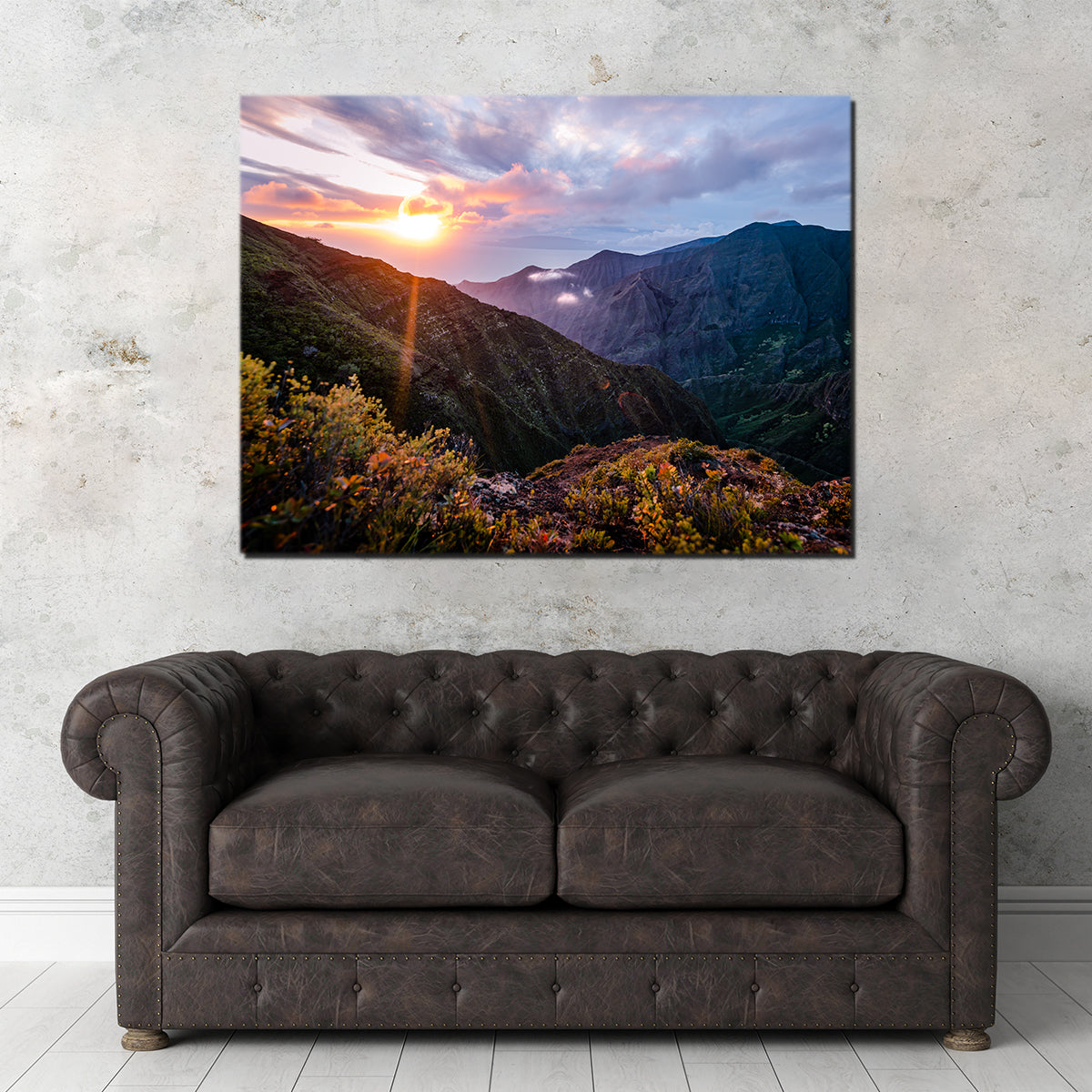 Valley Sunset Wall Art