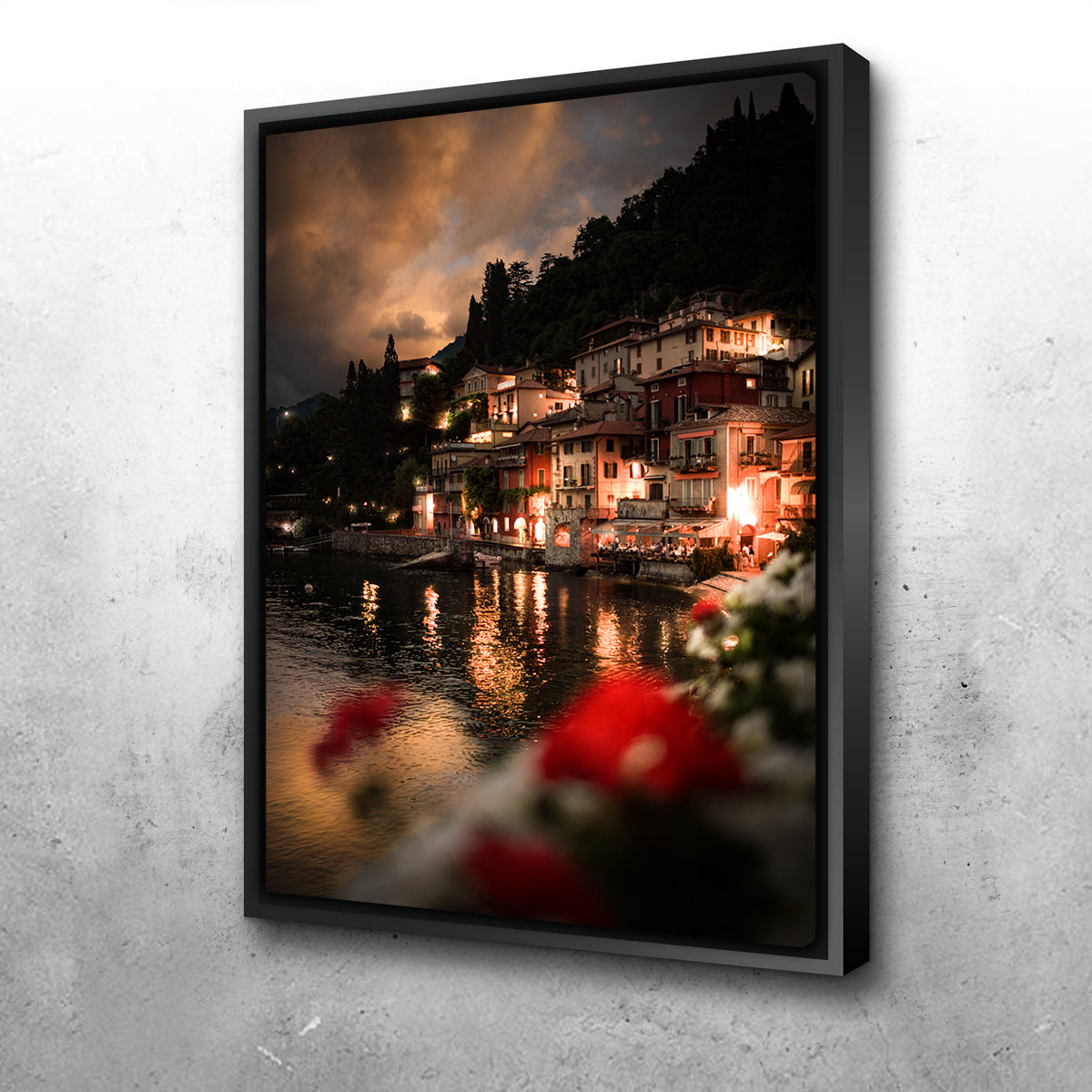 Varenna at Night Wall Art