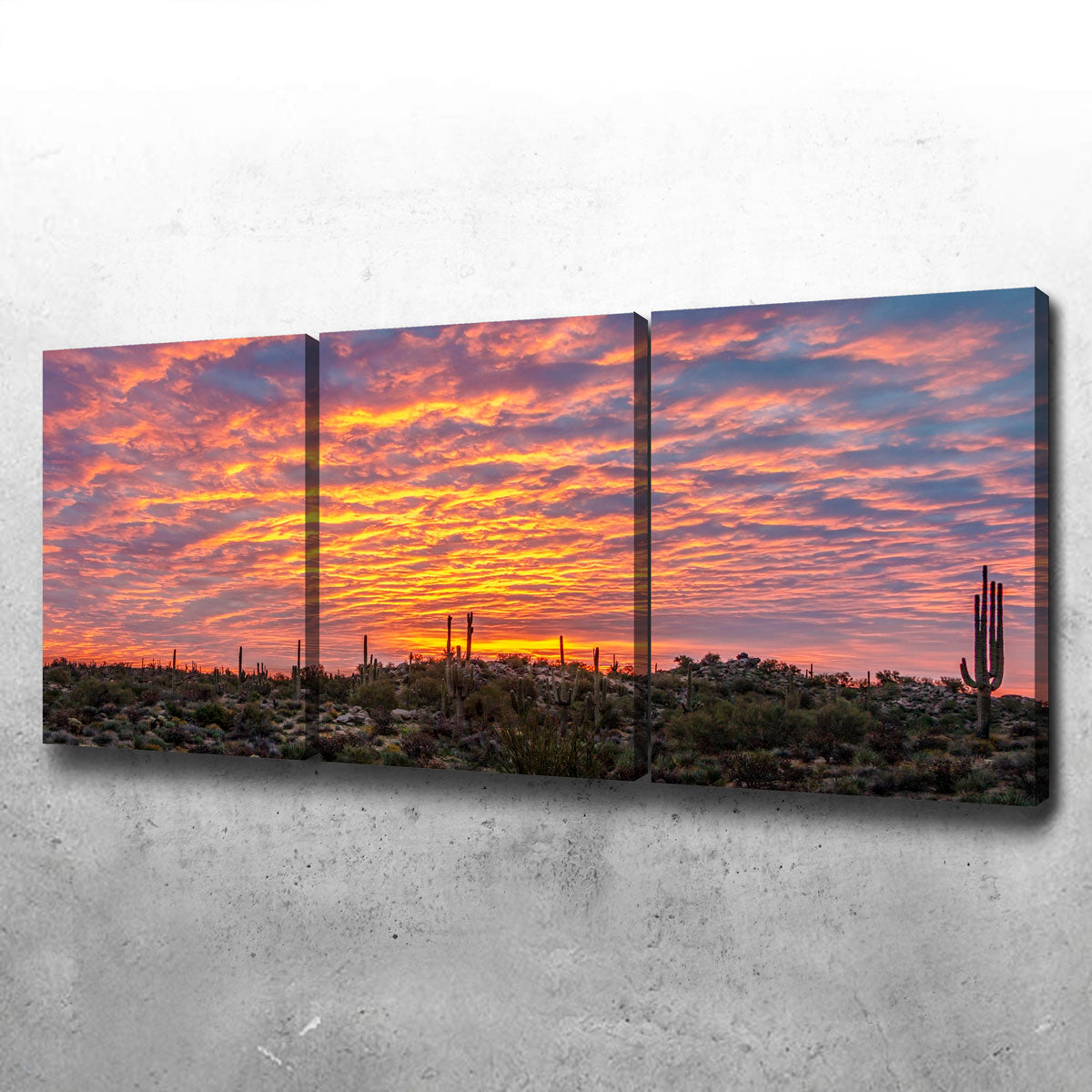 Vibrant Arizona Desert Sunrise Wall Art