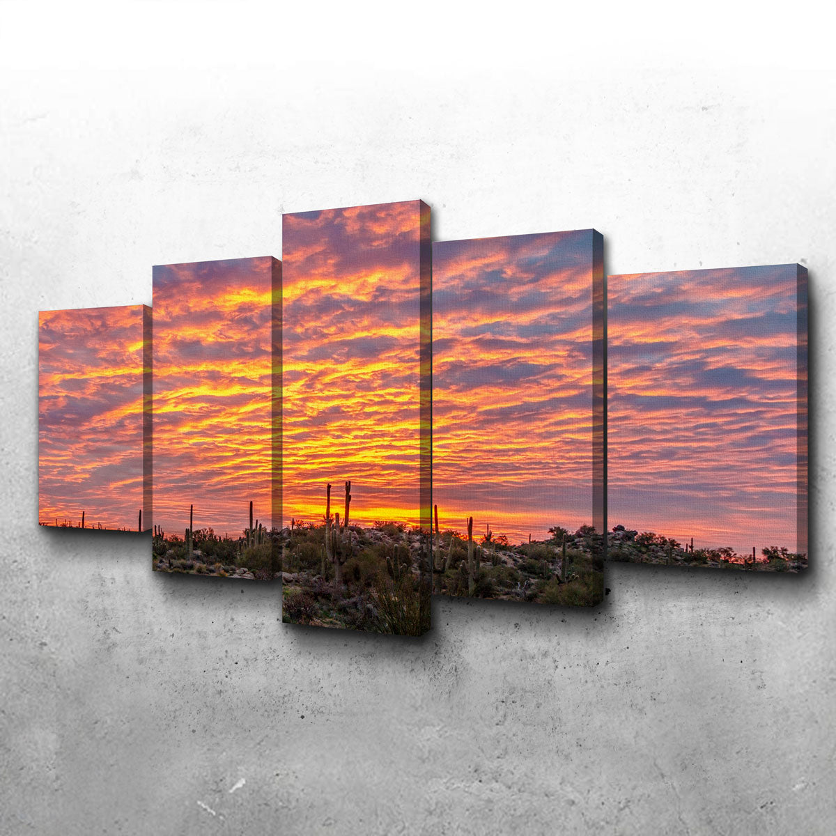 Vibrant Arizona Desert Sunrise Wall Art