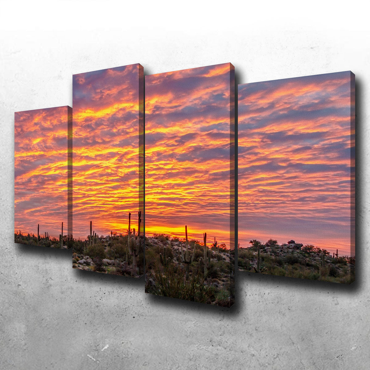 Vibrant Arizona Desert Sunrise Wall Art